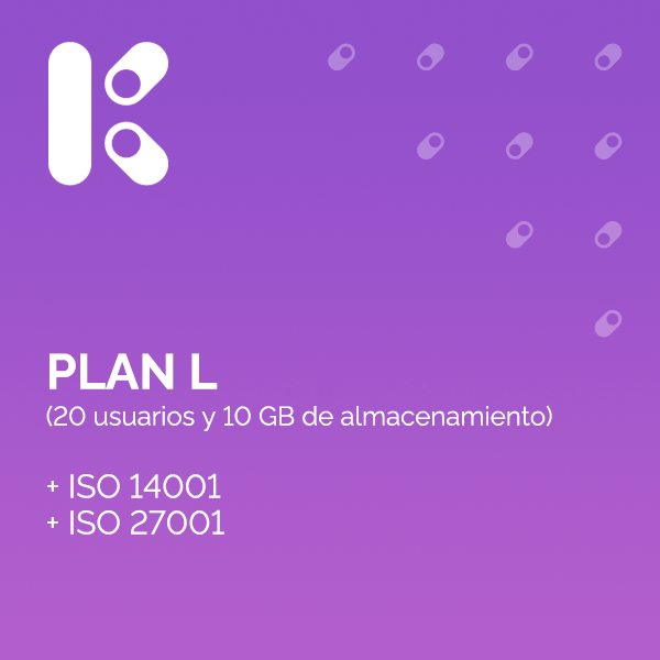 Plan L + Software ISO 14001 E ISO 27001