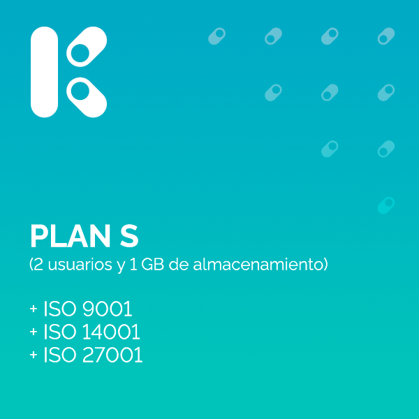 Plan S + Software ISO 9001, ISO 14001 E ISO 27001 Kit Digital