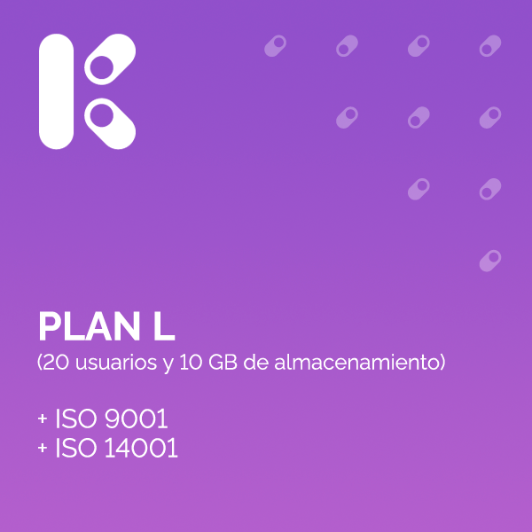 Plan L + Software ISO 9001 E ISO 14001