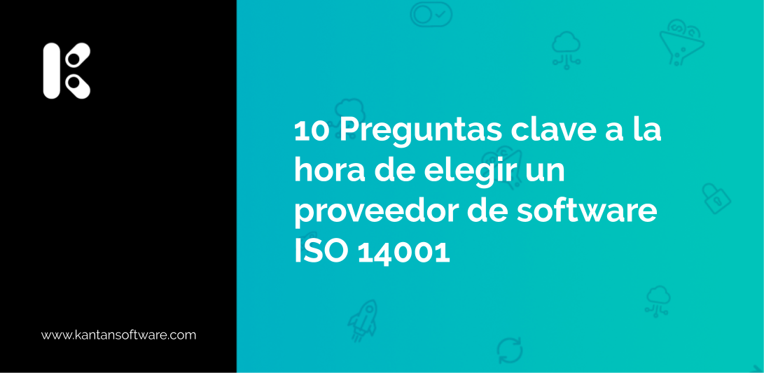 proveedor de software ISO 14001