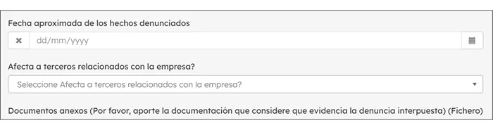 Control y gestión de denuncias internas